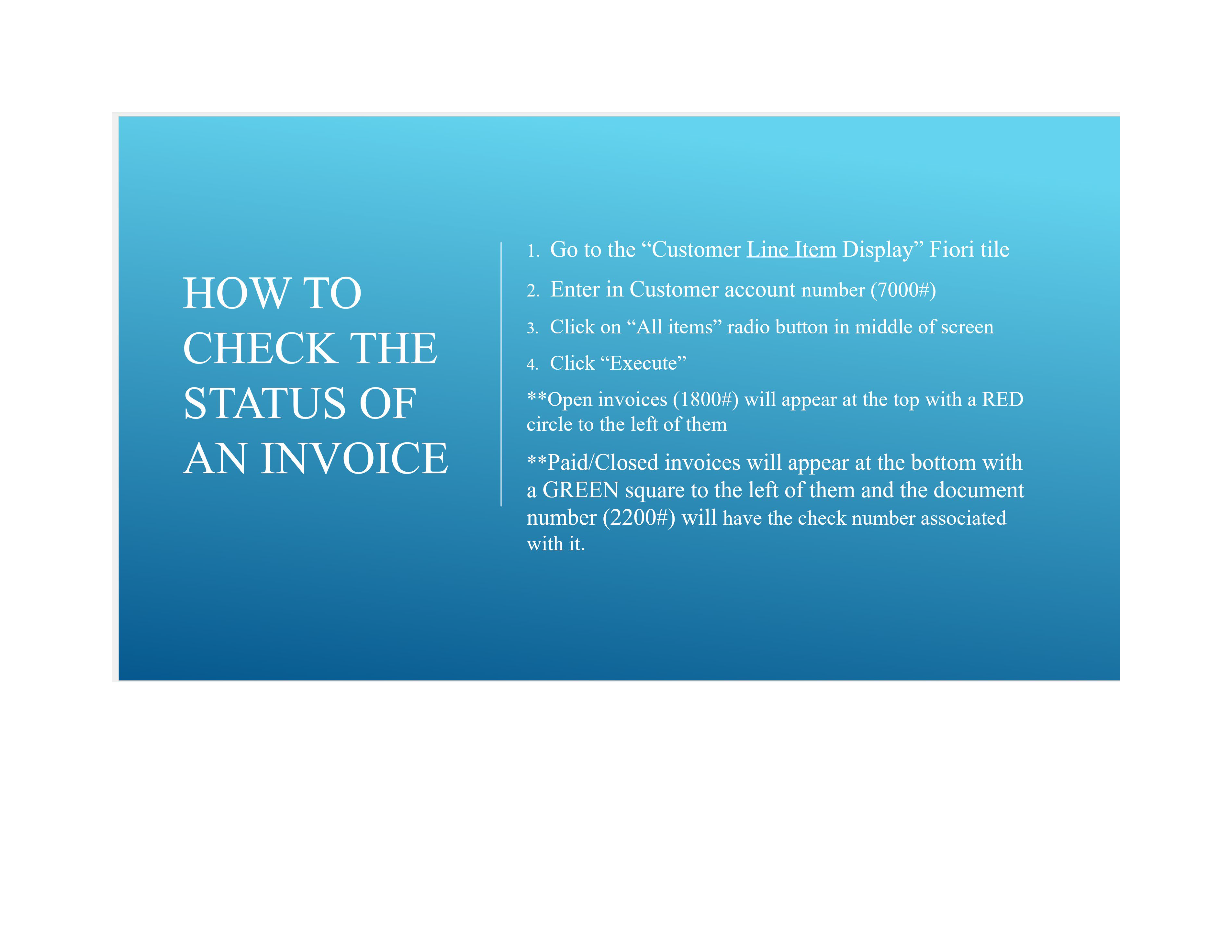 Image of How to Check the Status of an Invoice PowerPoint Slide